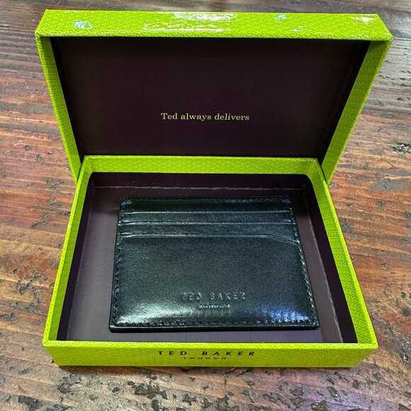 Ted Baker | Leather Cardholder Black - Picture 1 of 3